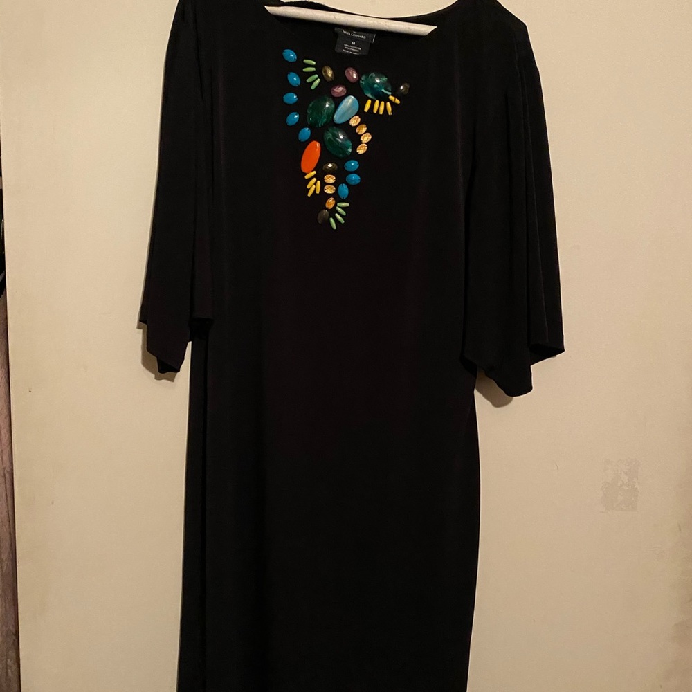 Black dress with stones